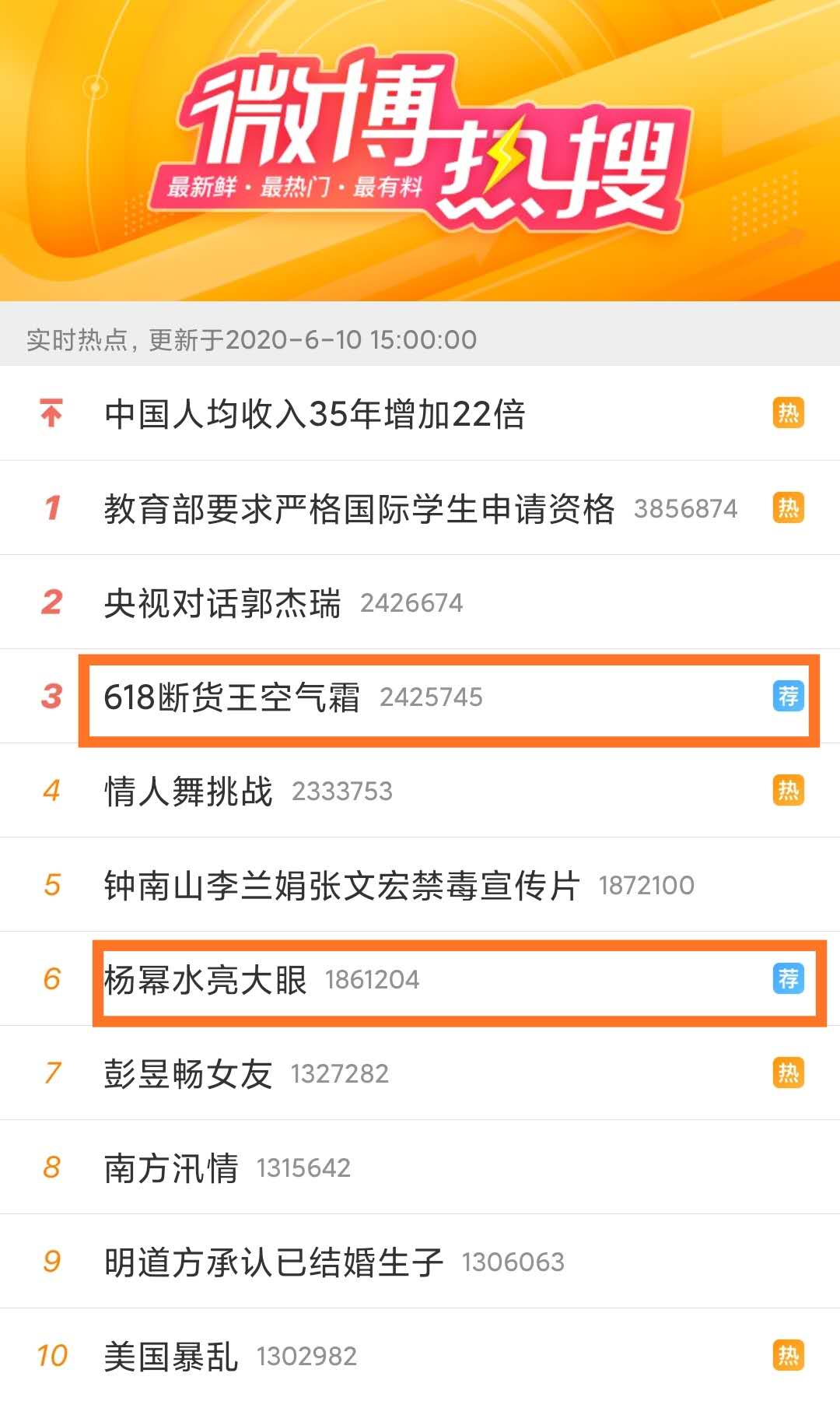 如何查看微博热搜记录