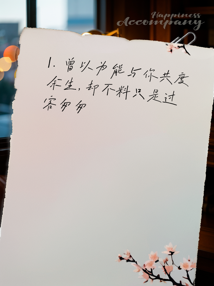 人生四大遗憾,爱而不得,还有什么