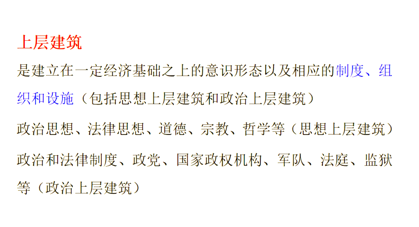 上层建筑什么意思