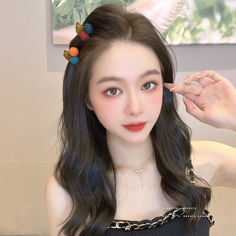 刘海夹上去的小方法图片步骤