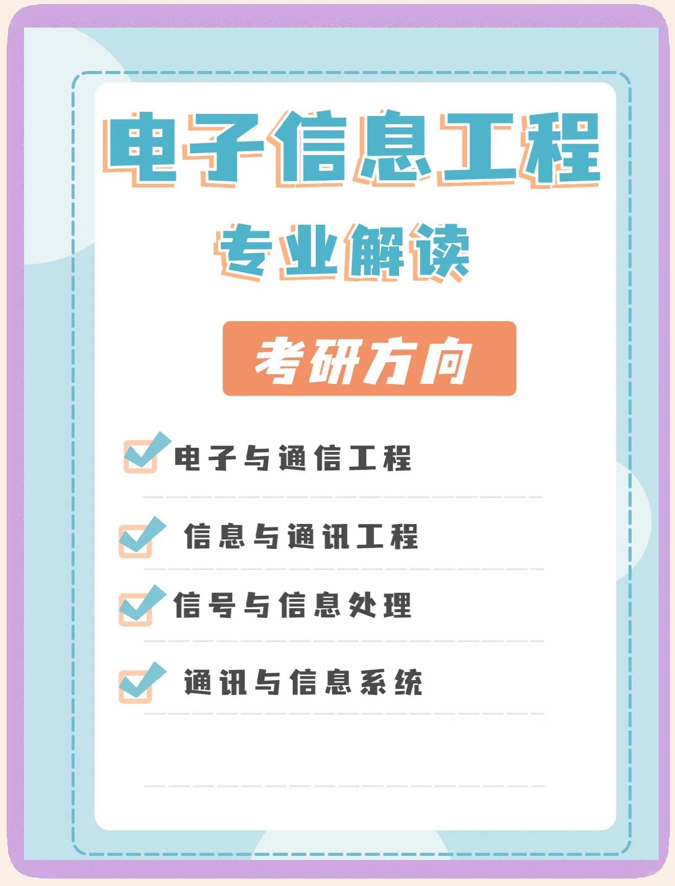 电子信息工程研究生方向