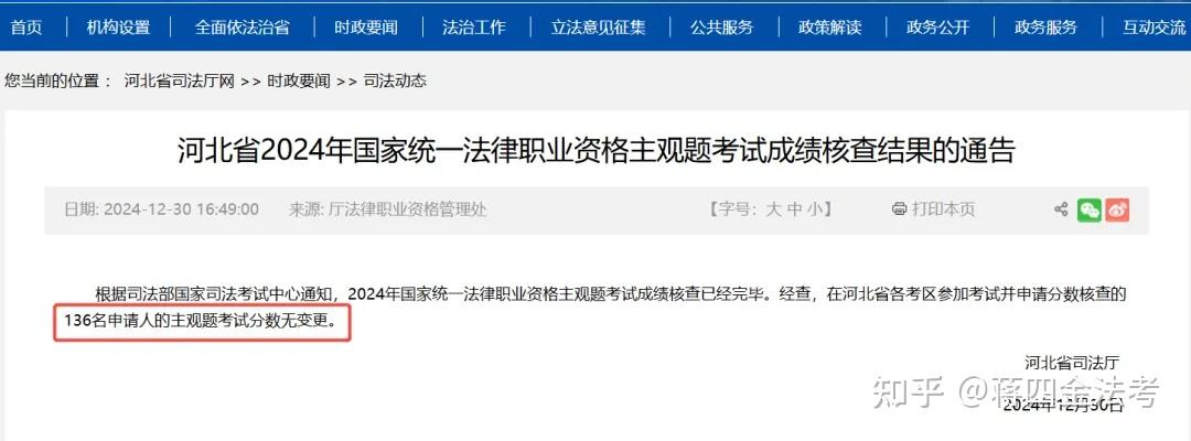 司法考试查成绩出来个主观题交费