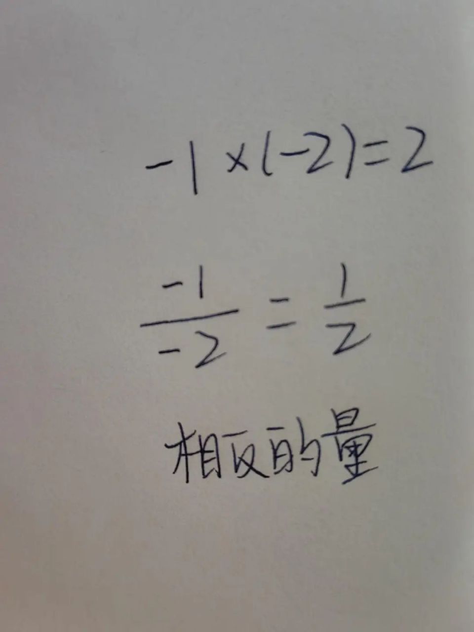 负数乘负数