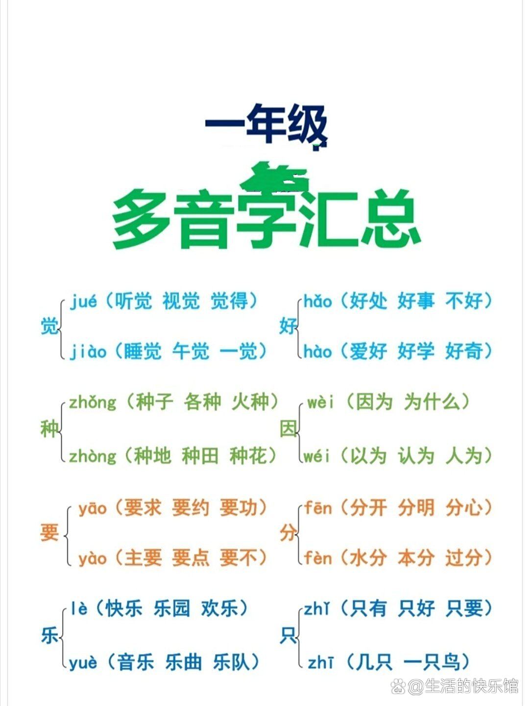 处的多音字组词辨析怎么写