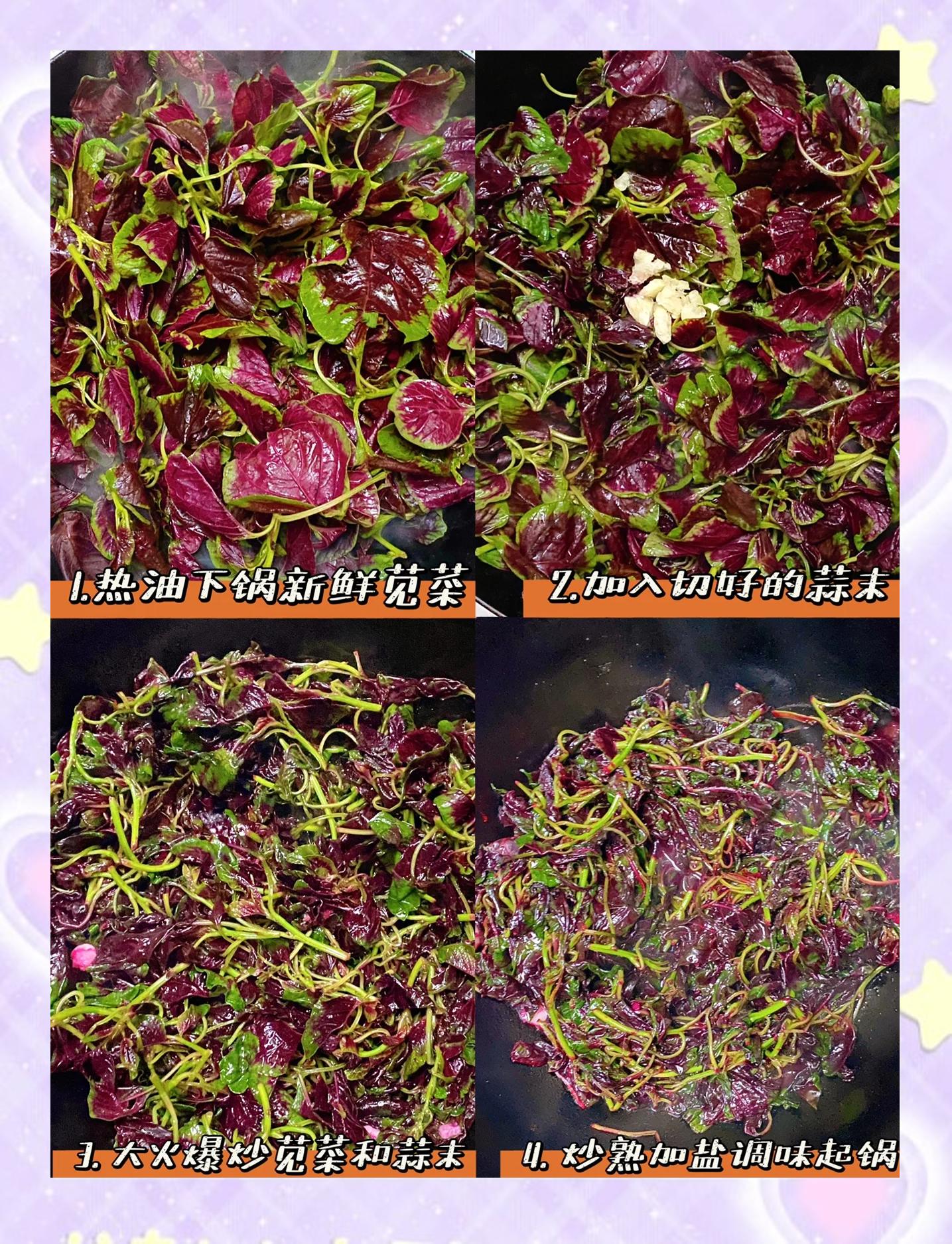 苋菜的做法家常菜做法
