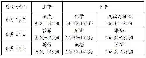 学业水平考试是什么时候考