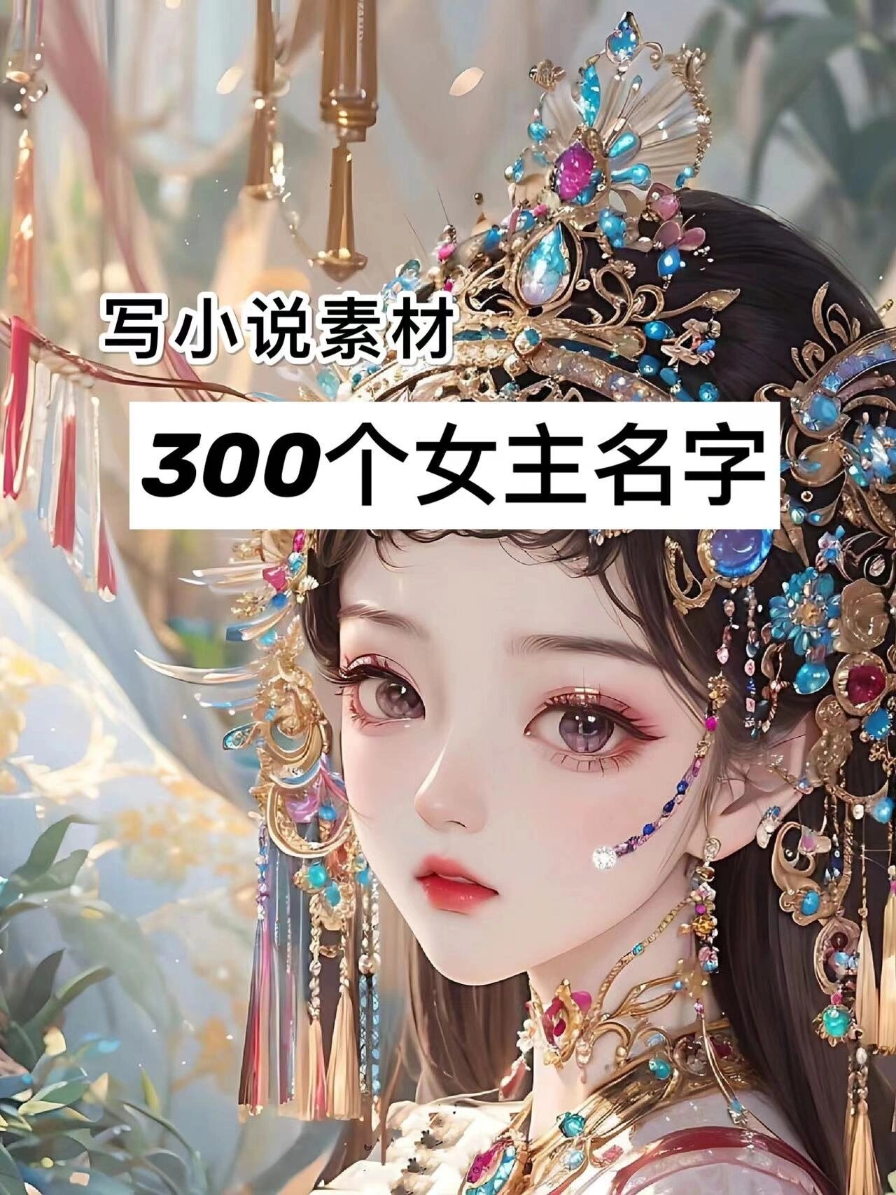 小说女主名字大全两个字