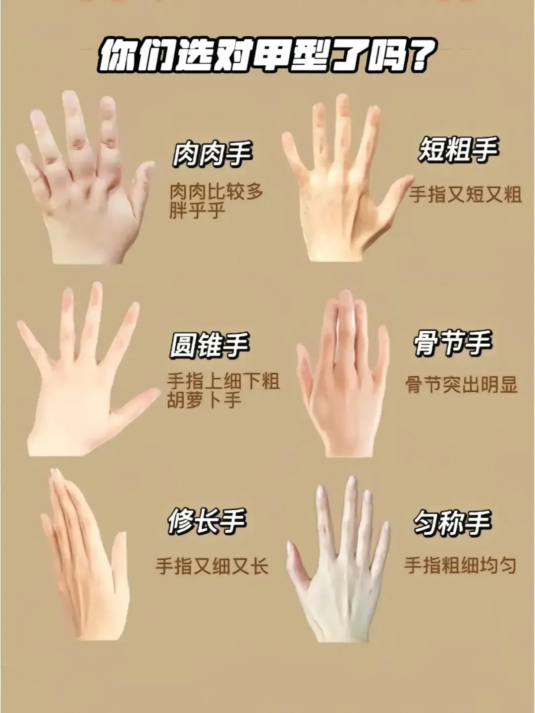 穿戴甲怎么区分左右手