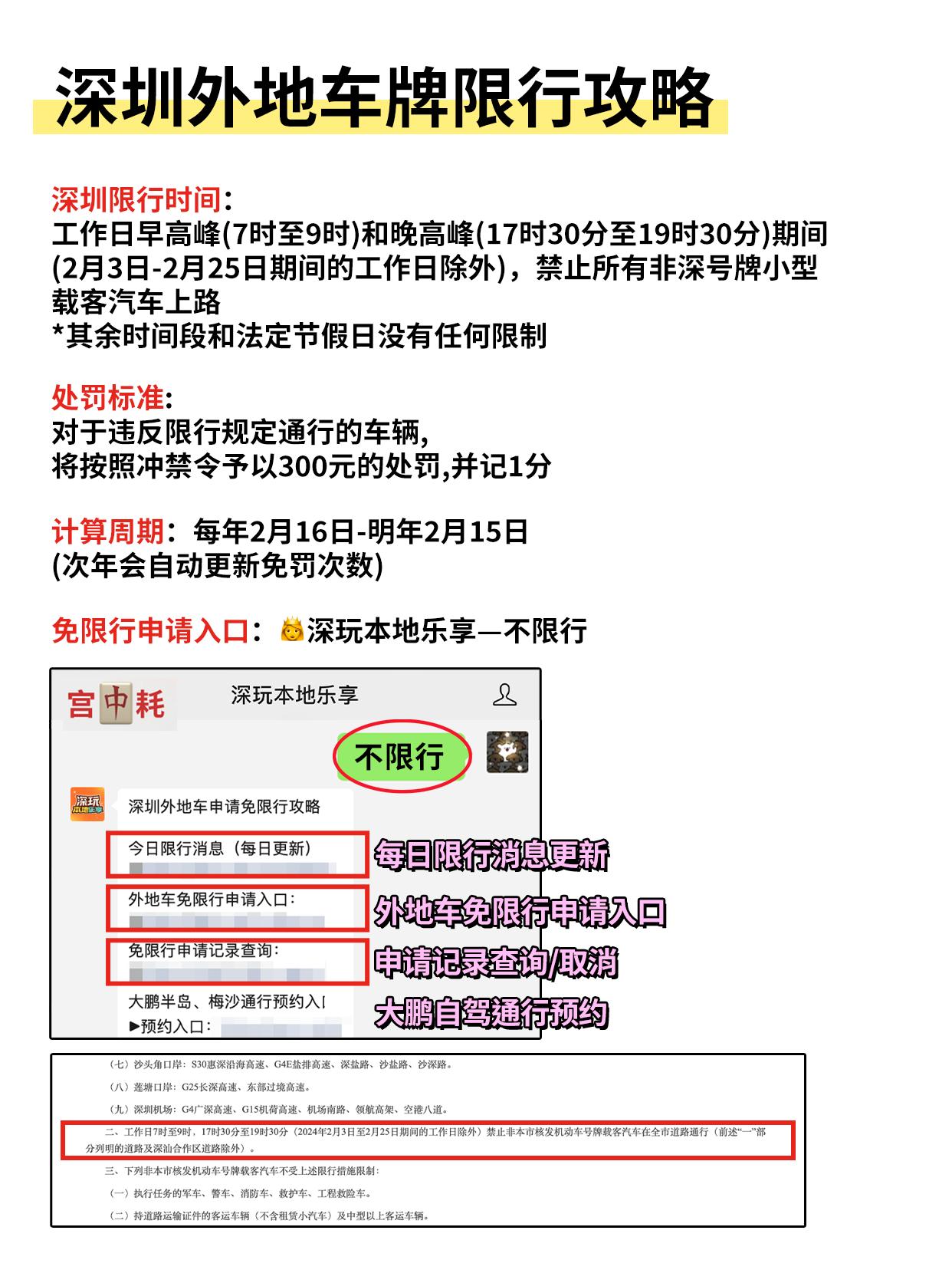 外地车到深圳怎么申请免限行需要确定日期吗