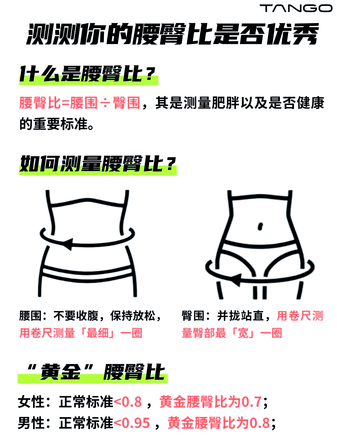 标准的臀围