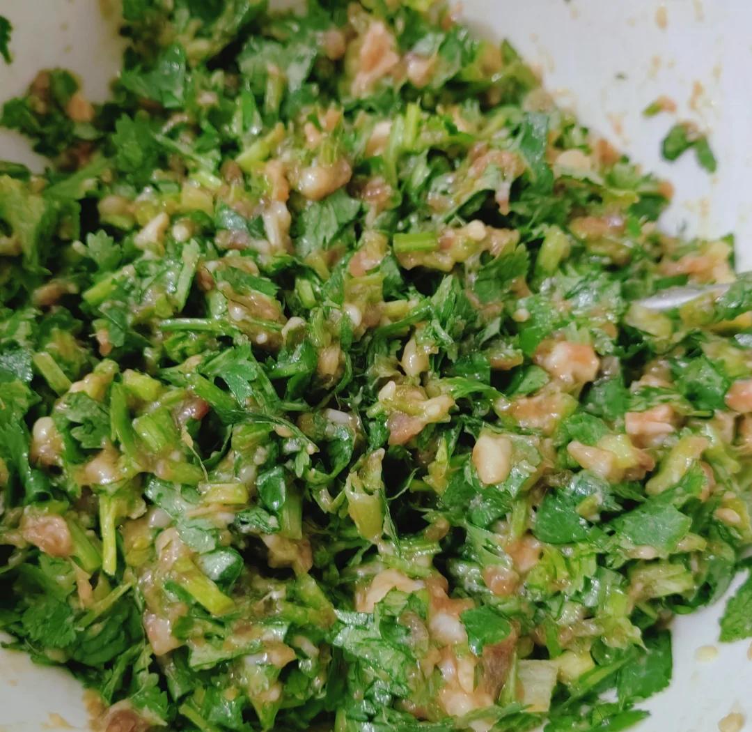 香菜馅饺子方法