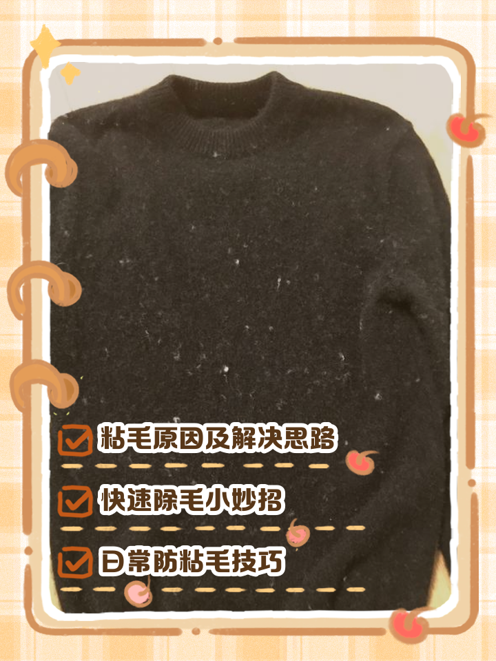 衣服沾毛的解决方法视频