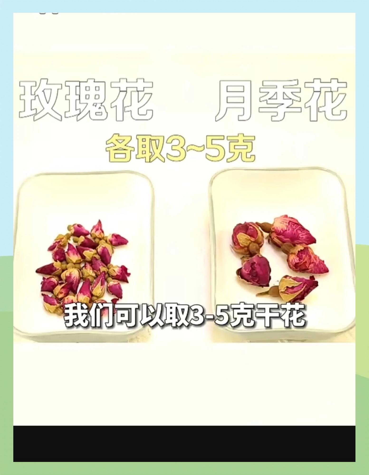 月季花茶制作方法和功效