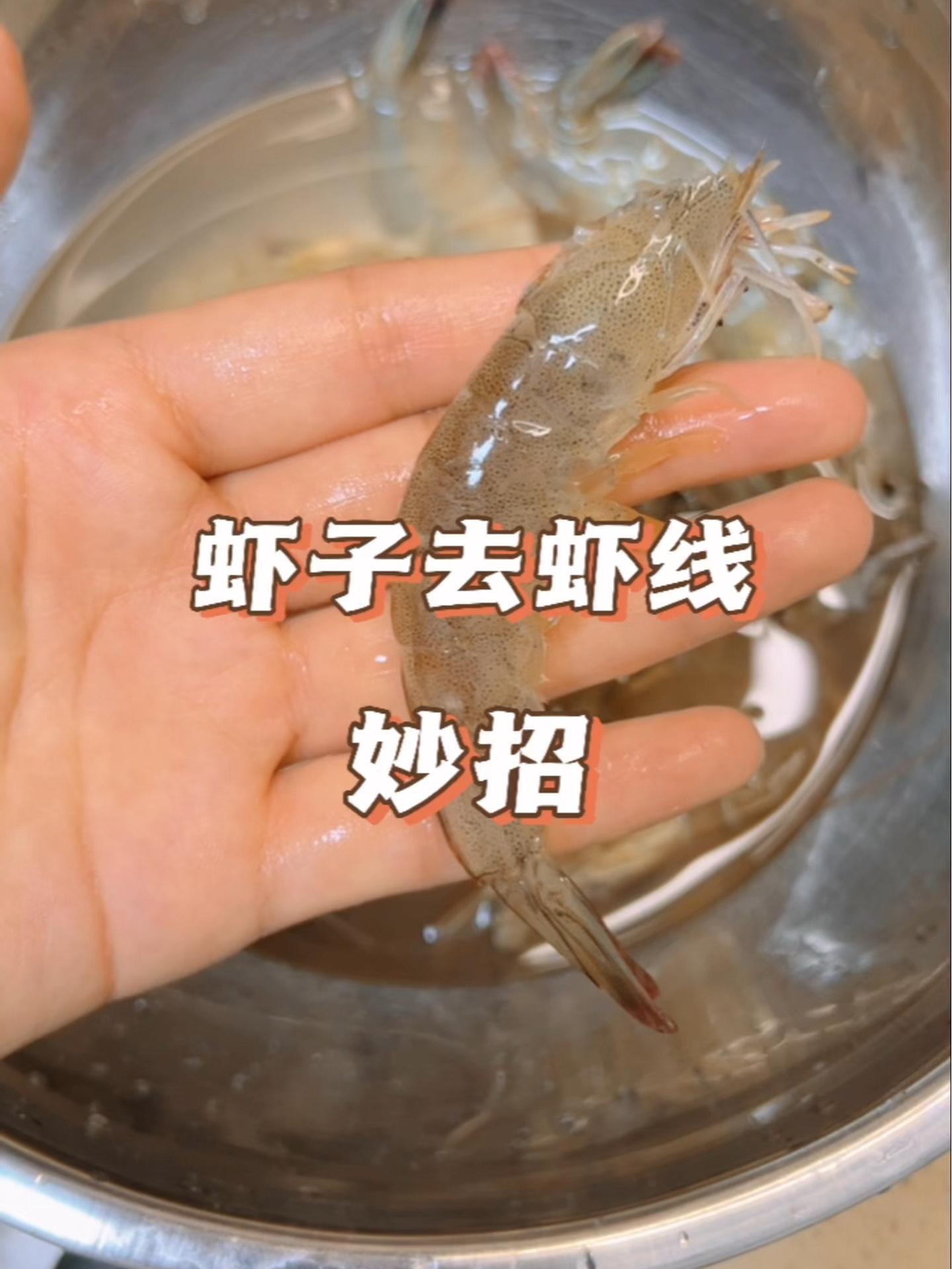 怎么取虾线图解法