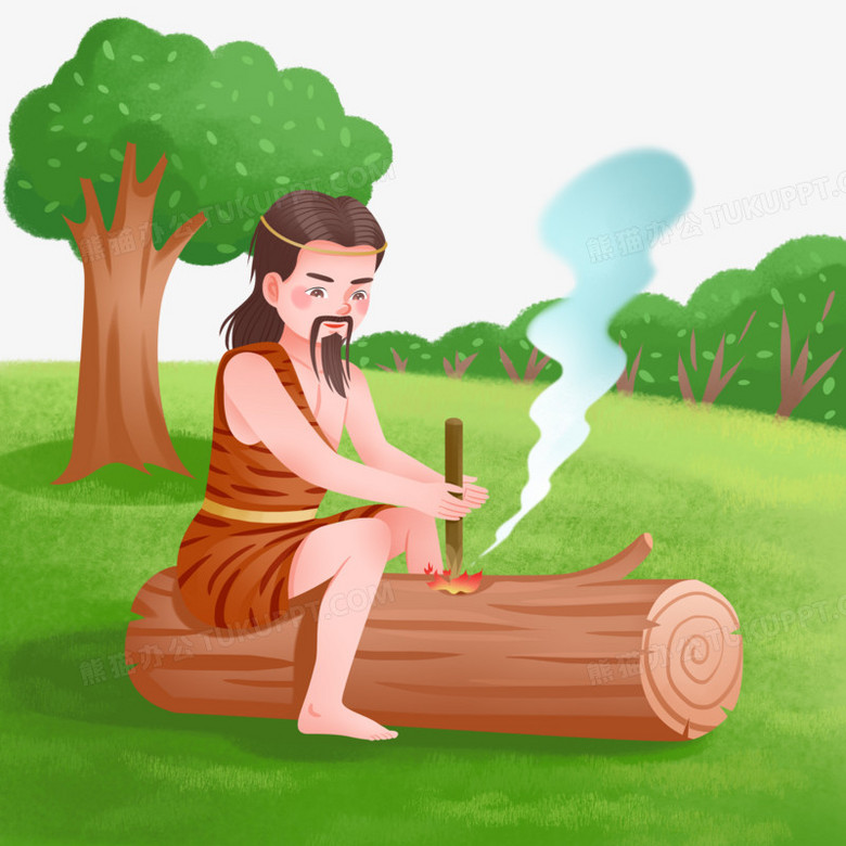 钻木取火的原理图解