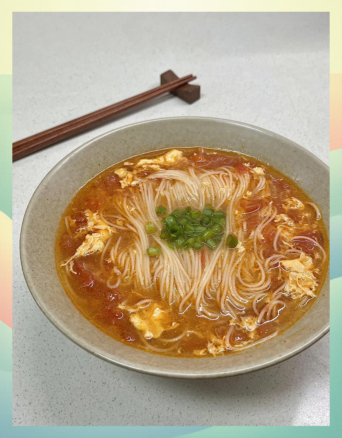 西红柿鸡蛋面挂面的做法