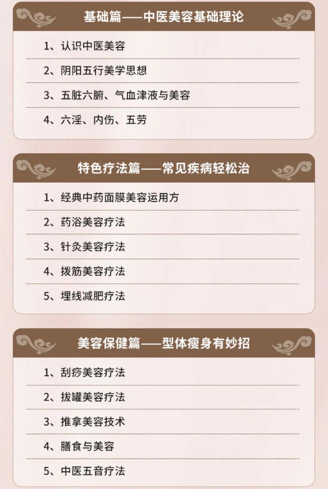 学美容必须知道的东西