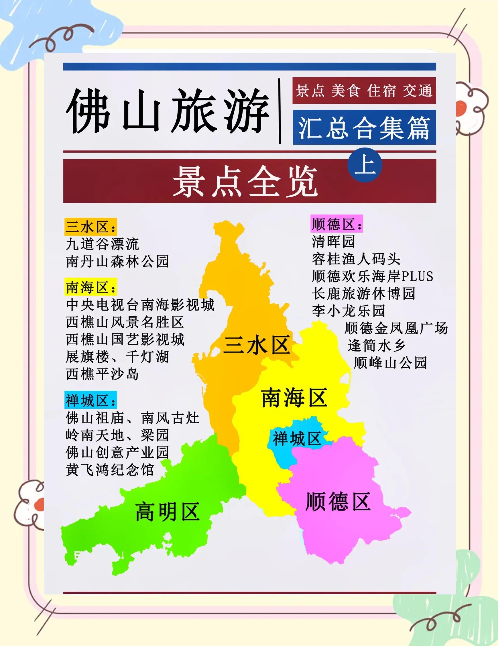 顺德旅行景点攻略两日游
