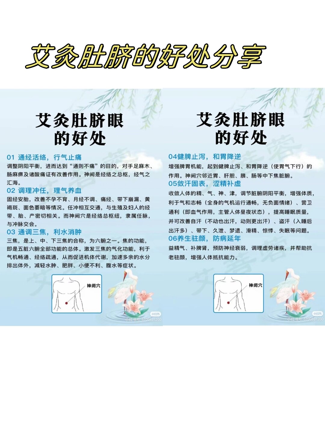 艾灸肚脐的好处与功效