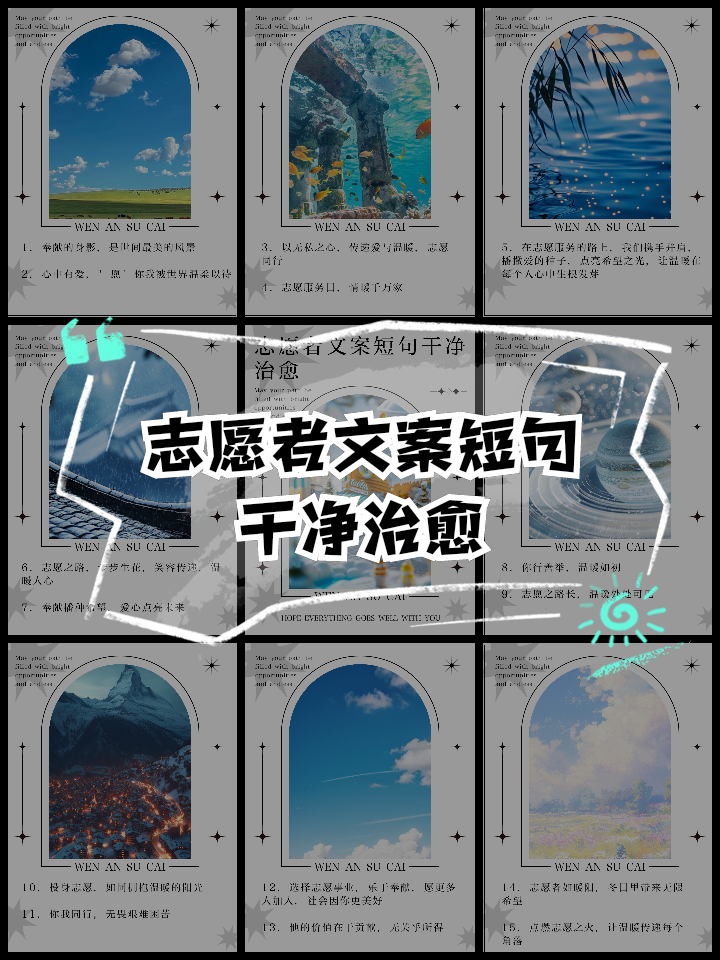 赞美志愿者的优美语段