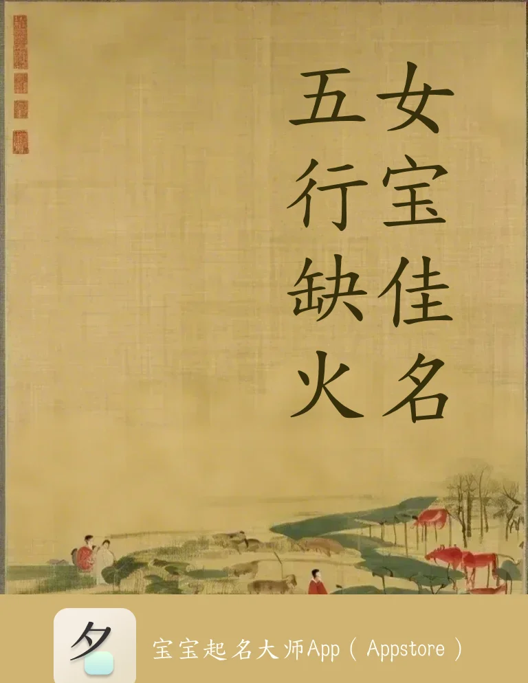 五行缺水最吉利的乳名