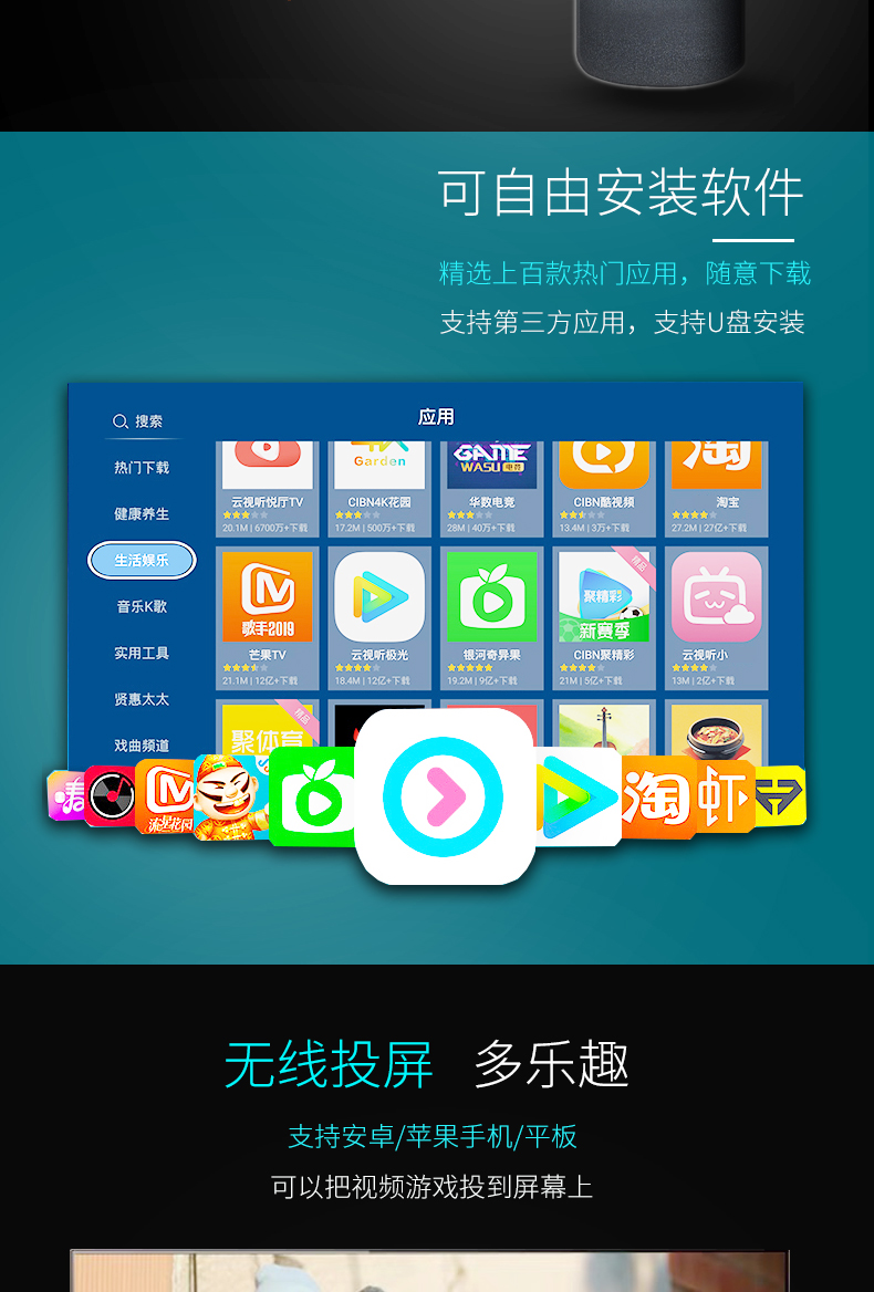 魔百盒机顶盒功能