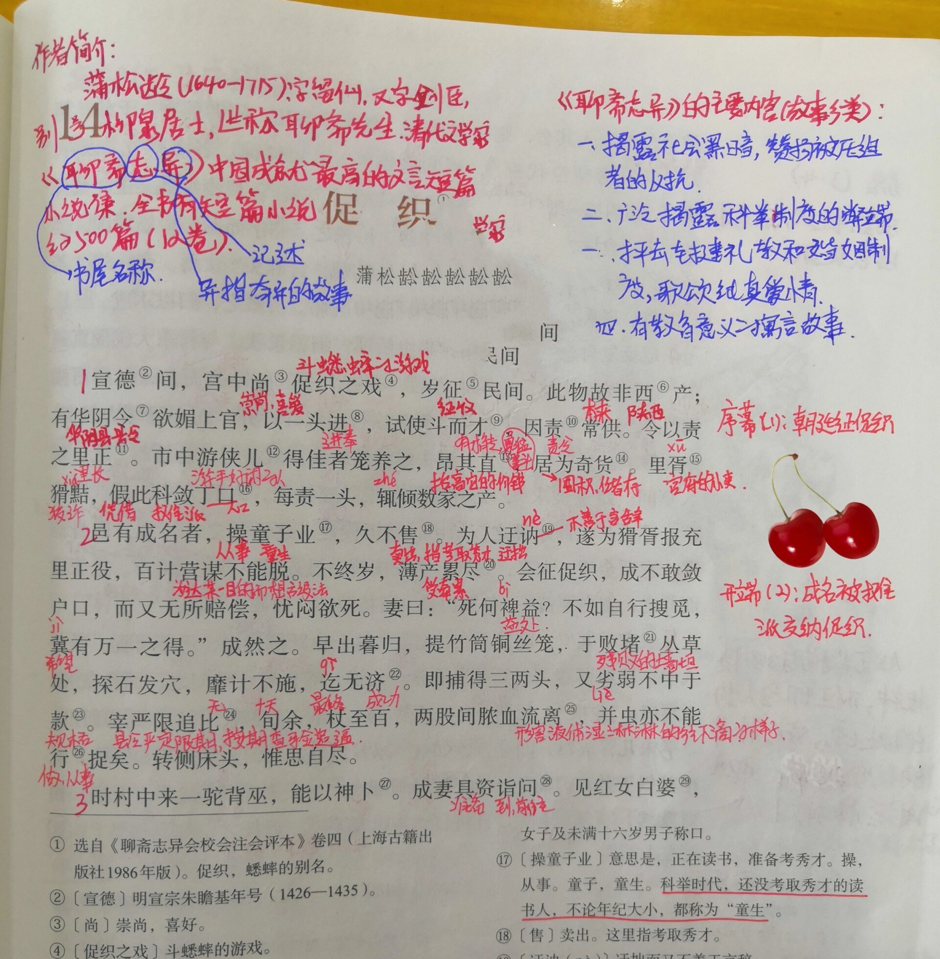 知有儿童挑促织什么什么什么