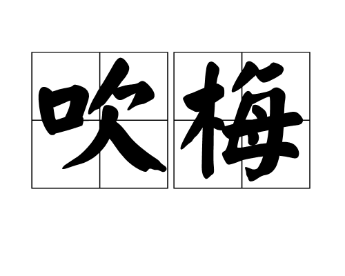 吹可以换成什么字