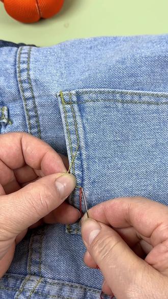 衣服开线了怎么办?教你一招无痕缝法