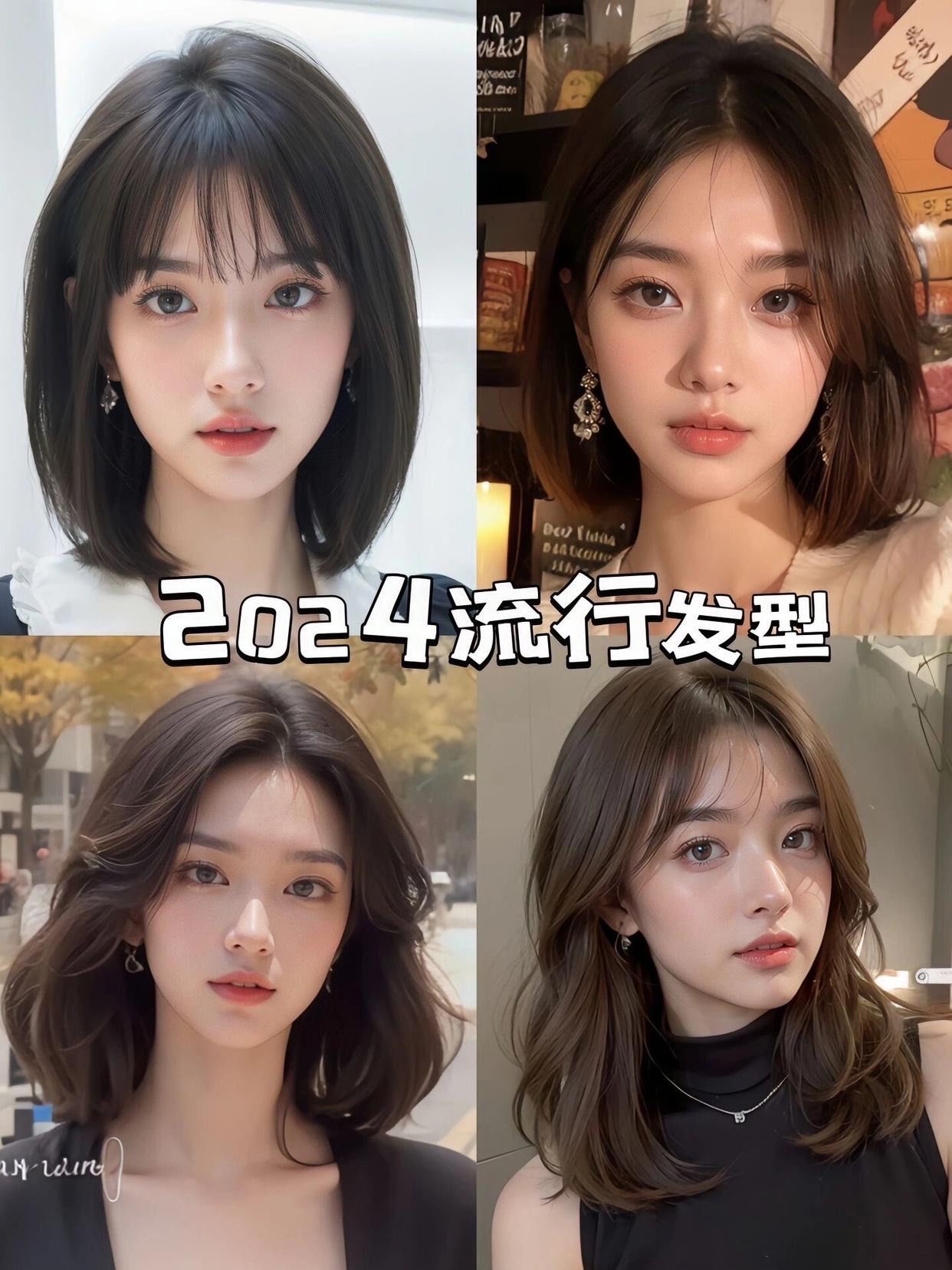 脸型小适合什么发型小学生女