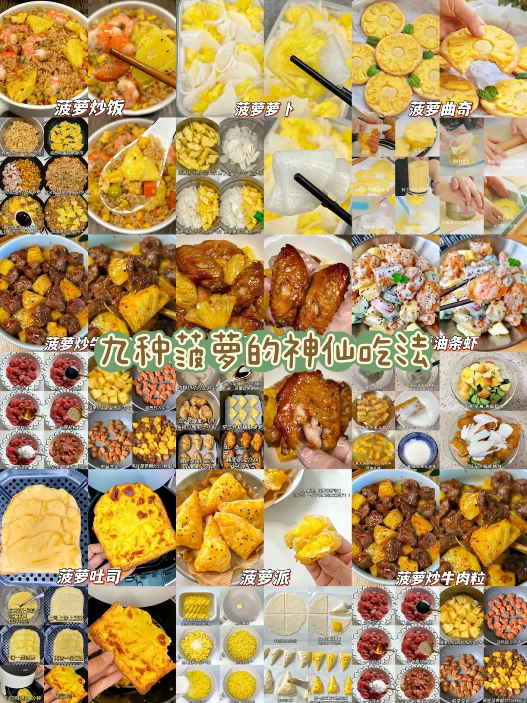 菠萝的正确吃法大全集