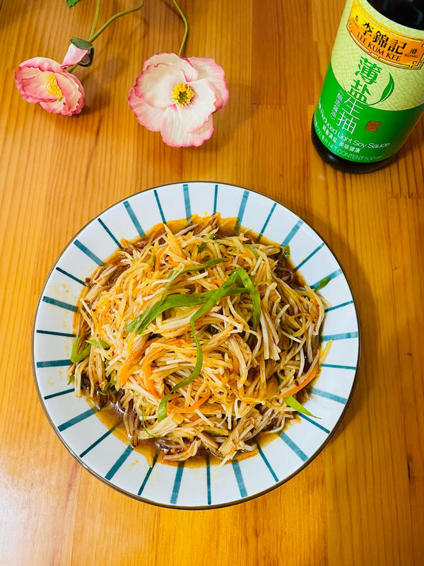 炝拌土豆丝怎么制作