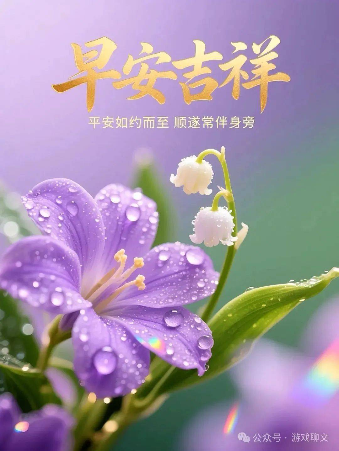 早安祝福语图片带字