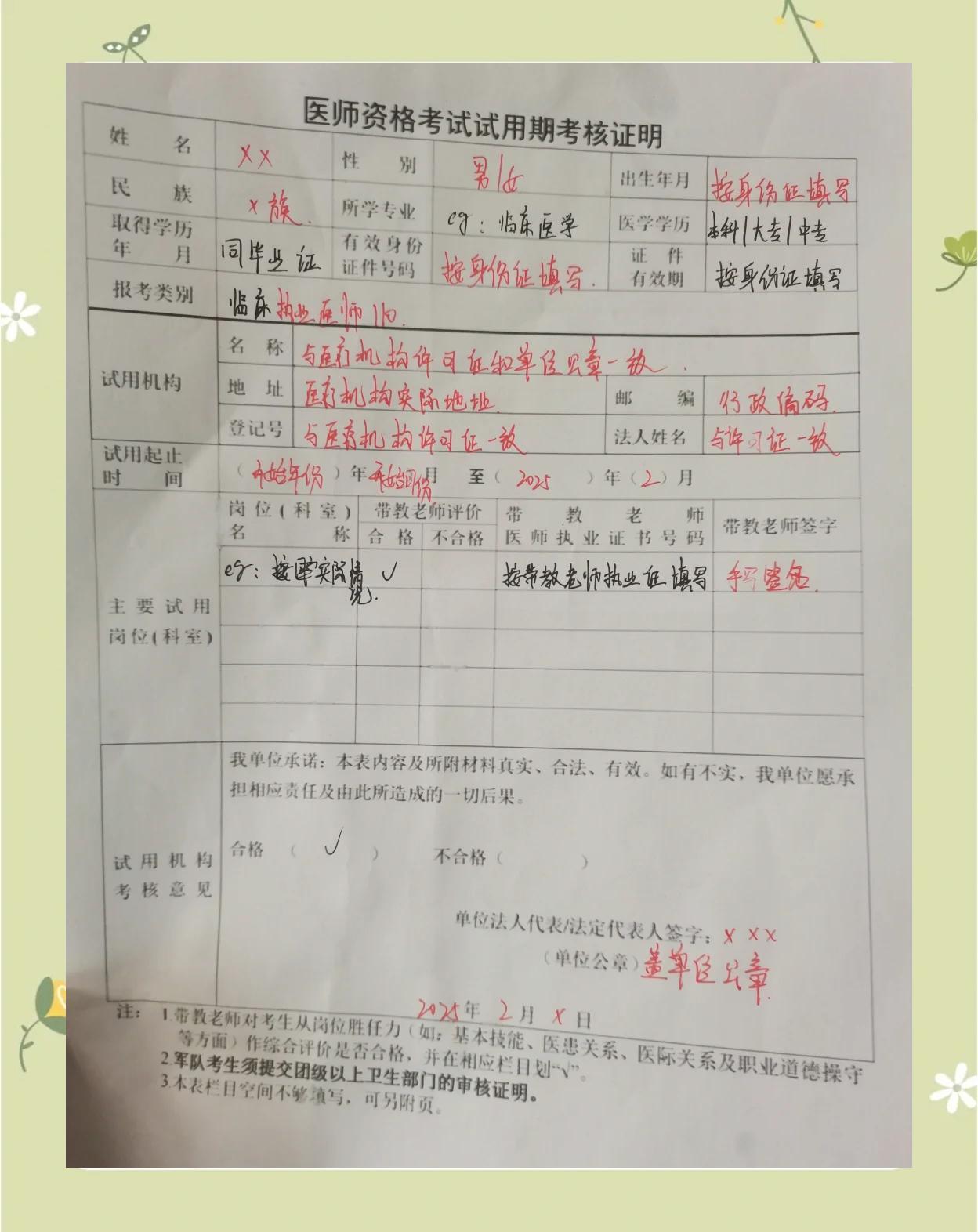 执业医师考试报名需要准备什么材料