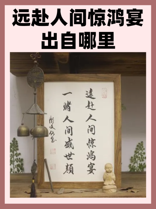 惊鸿一瞥是什么意思解释一下