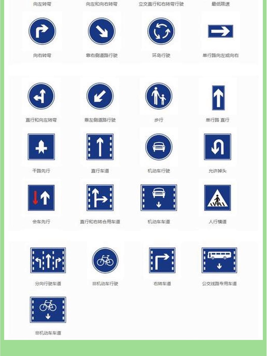 指路标志有哪些?