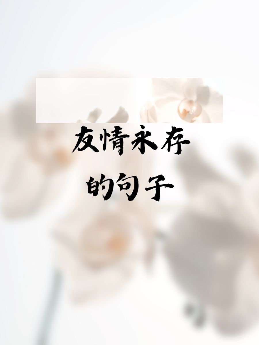 关于友谊的名言和格言警句大全