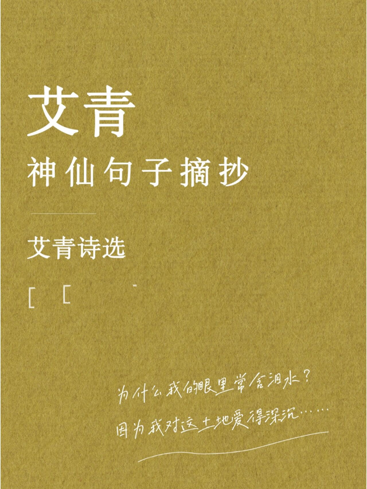 关于艾青的相关资料