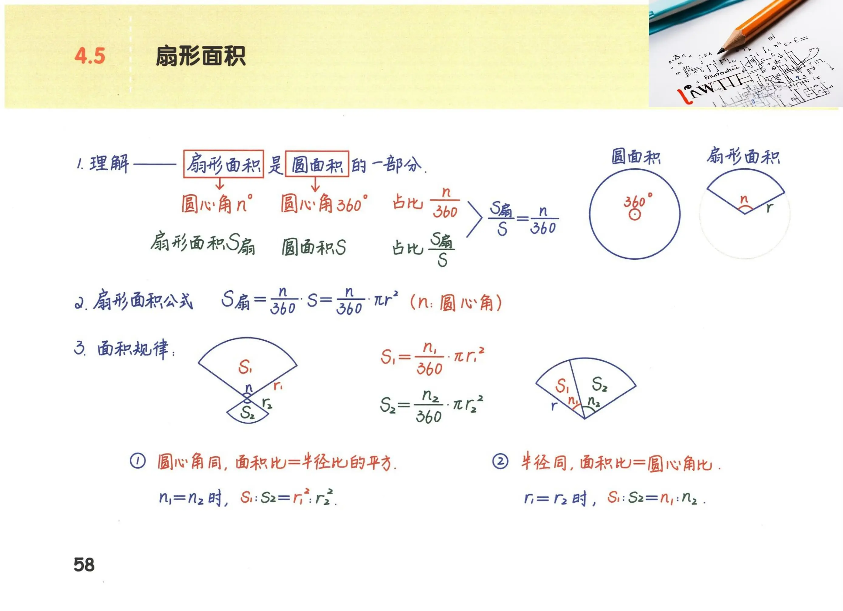 圆的怎么计算面积